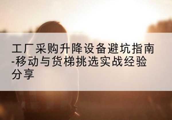秦皇岛移动式升降机怎么选-工厂采购升降设备避坑指南-移动与货梯挑选实战经验分享